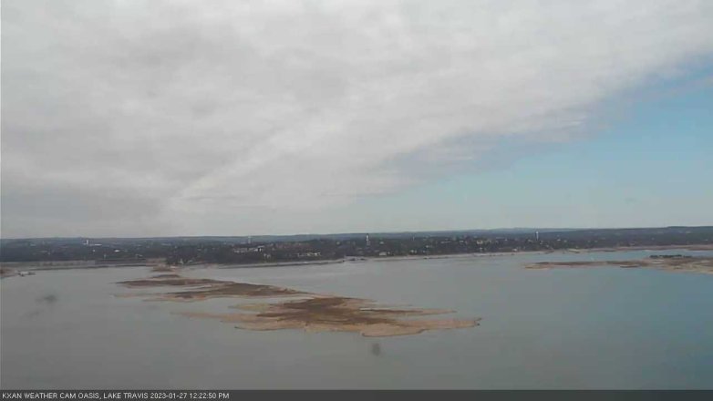 Lake Travis webcam, January 27, 2023 12:25 PM CT