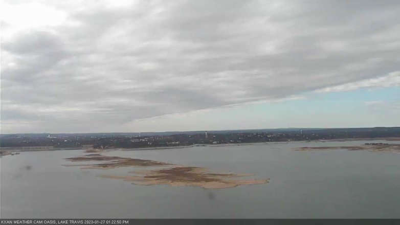 Lake Travis webcam, January 27, 2023 1:25 PM CT