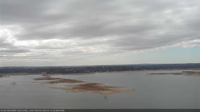 Lake Travis webcam, January 27, 2023 2:00 PM CT