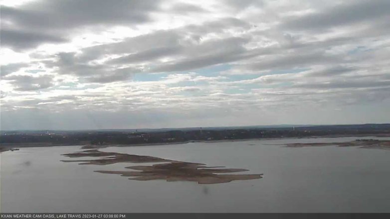 Lake Travis webcam, January 27, 2023 3:00 PM CT