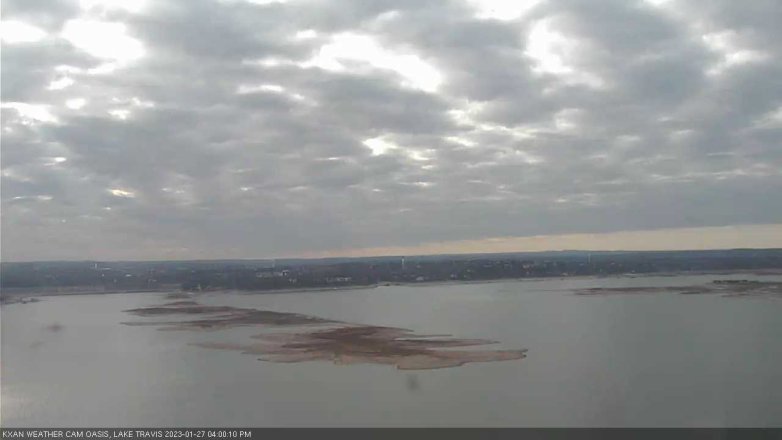 Lake Travis webcam, January 27, 2023 4:00 PM CT
