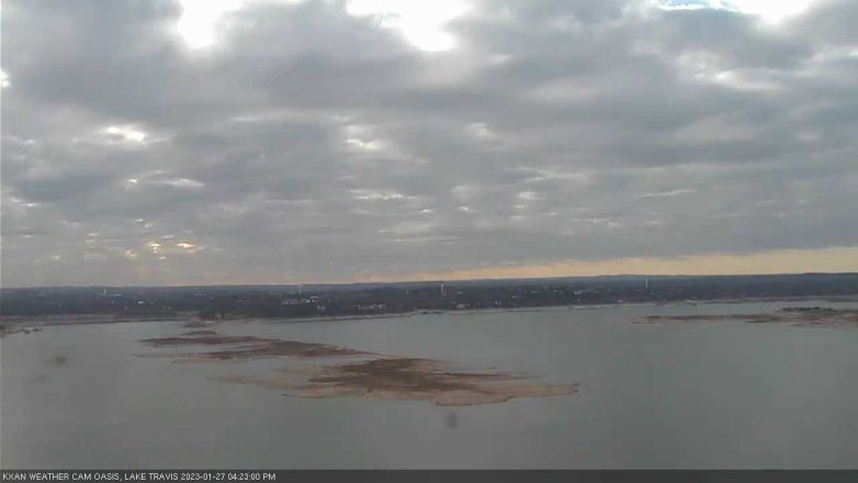Lake Travis webcam, January 27, 2023 4:25 PM CT