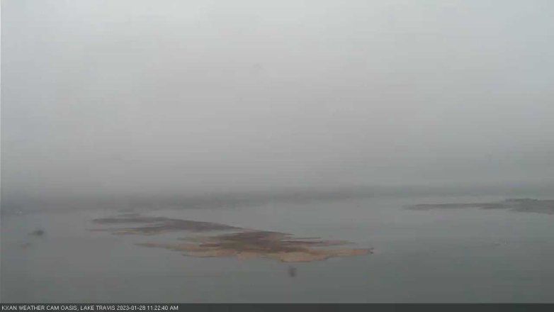 Lake Travis webcam, January 28, 2023 11:25 AM CT