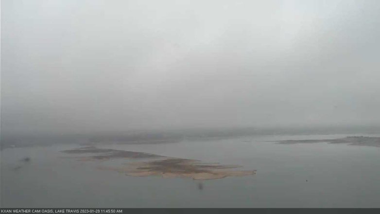 Lake Travis webcam, January 28, 2023 11:45 AM CT