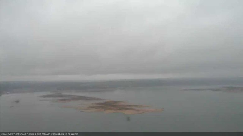 Lake Travis webcam, January 28, 2023 12:25 PM CT