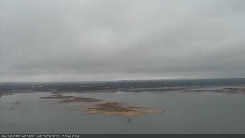 Lake Travis webcam, January 28, 2023 12:45 PM CT
