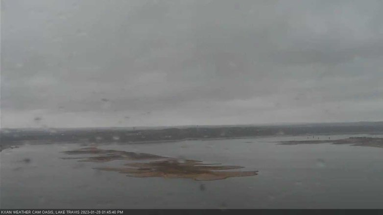 Lake Travis webcam, January 28, 2023 1:45 PM CT