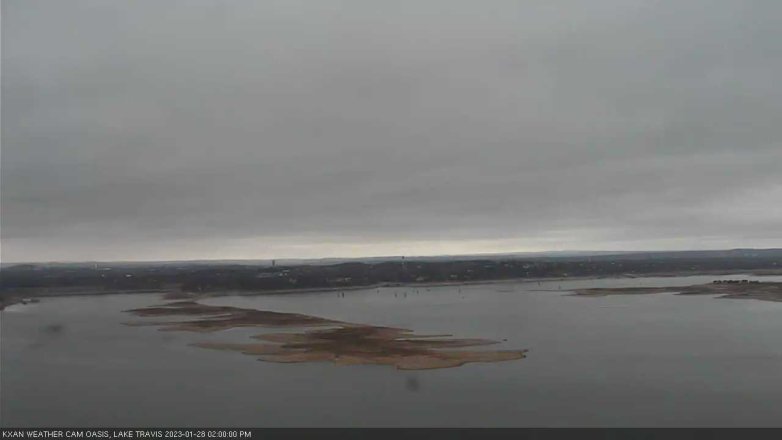 Lake Travis webcam, January 28, 2023 2:00 PM CT
