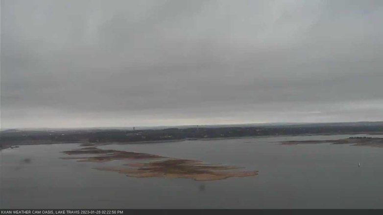 Lake Travis webcam, January 28, 2023 2:25 PM CT