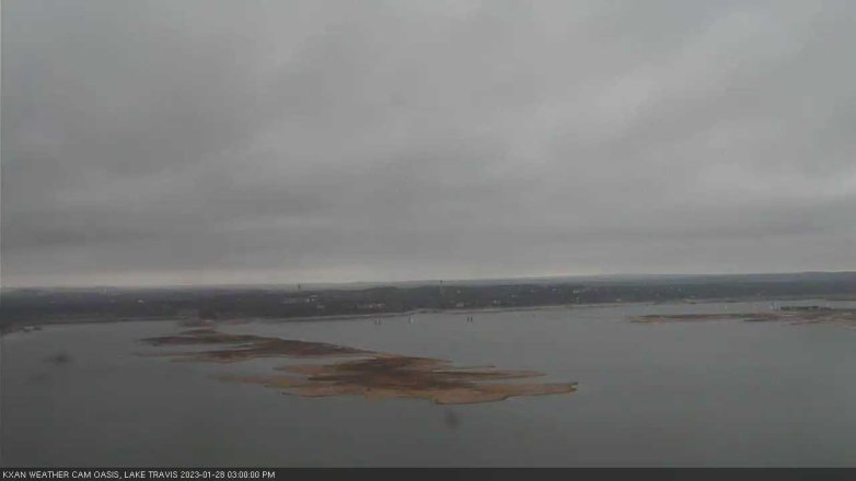 Lake Travis webcam, January 28, 2023 3:00 PM CT