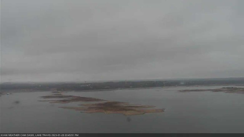 Lake Travis webcam, January 28, 2023 3:45 PM CT