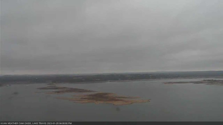 Lake Travis webcam, January 28, 2023 4:00 PM CT