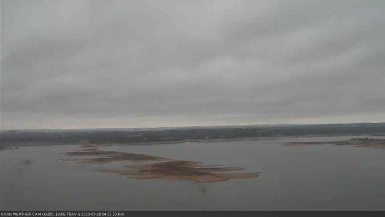 Lake Travis webcam, January 28, 2023 4:25 PM CT