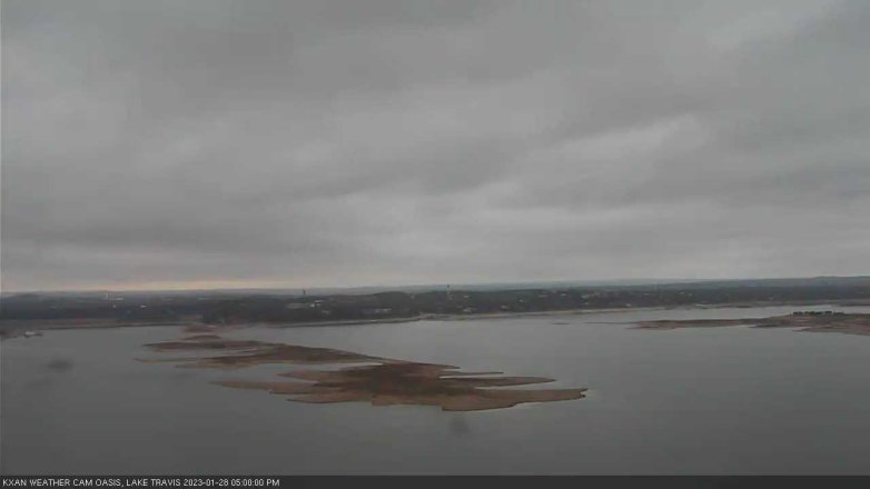 Lake Travis webcam, January 28, 2023 5:00 PM CT