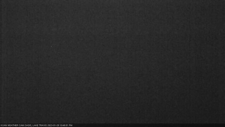 Lake Travis webcam, January 28, 2023 10:45 PM CT