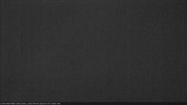 Lake Travis webcam, January 28, 2023 11:00 PM CT