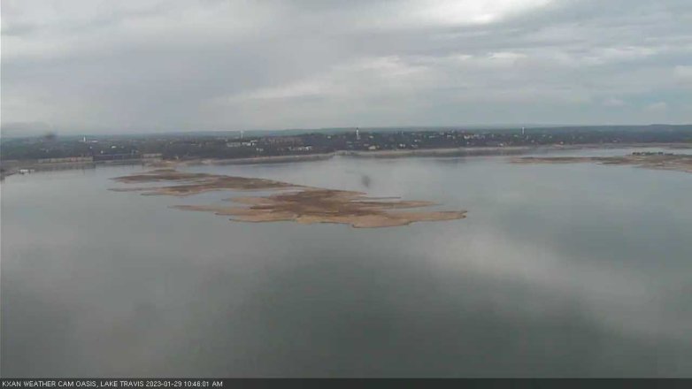 Lake Travis webcam, January 29, 2023 10:45 AM CT