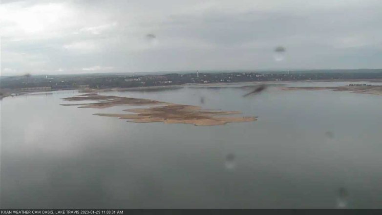 Lake Travis webcam, January 29, 2023 11:00 AM CT