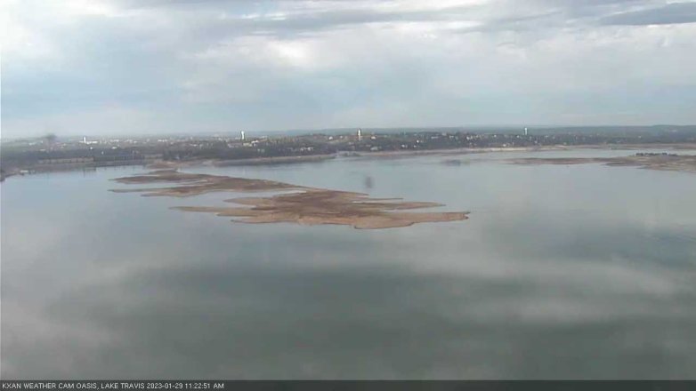 Lake Travis webcam, January 29, 2023 11:25 AM CT