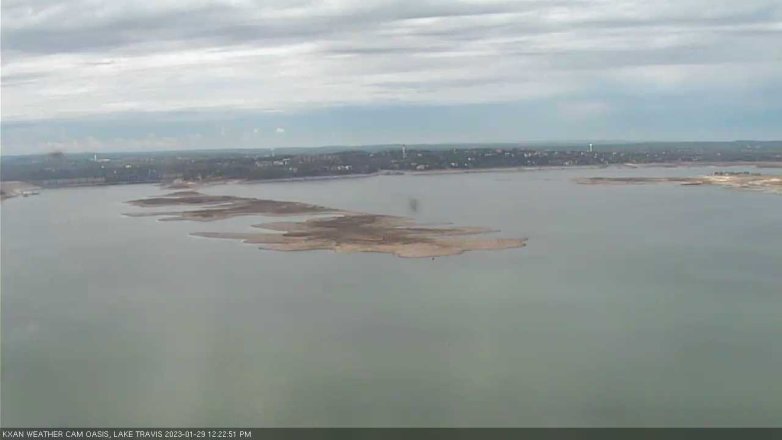 Lake Travis webcam, January 29, 2023 12:25 PM CT