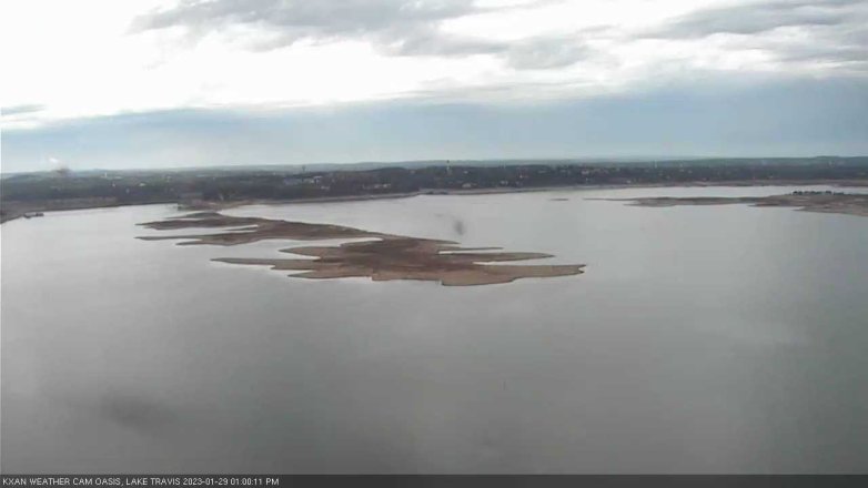 Lake Travis webcam, January 29, 2023 1:00 PM CT
