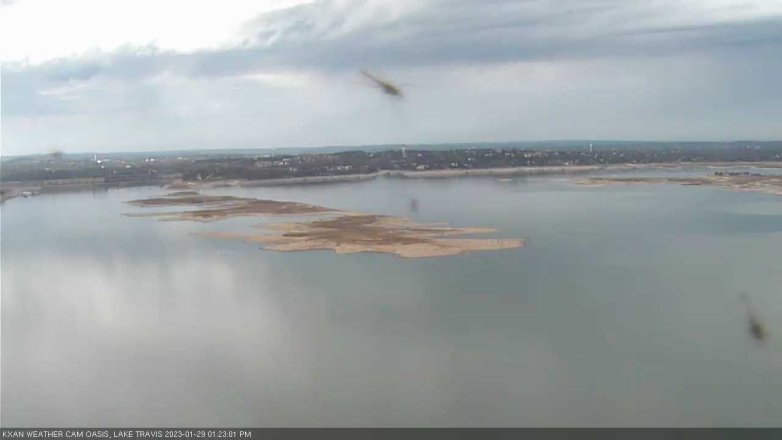 Lake Travis webcam, January 29, 2023 1:25 PM CT