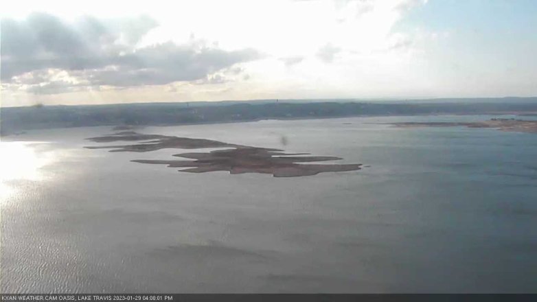 Lake Travis webcam, January 29, 2023 4:00 PM CT