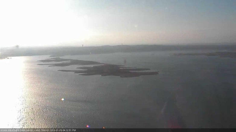 Lake Travis webcam, January 29, 2023 4:25 PM CT