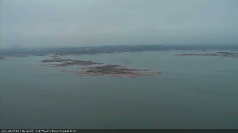 Lake Travis webcam, January 29, 2023 6:00 PM CT