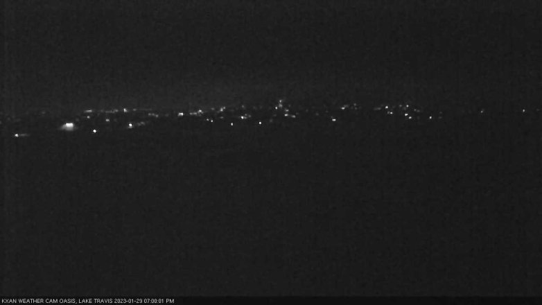Lake Travis webcam, January 29, 2023 7:00 PM CT