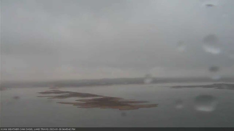 Lake Travis webcam, January 30, 2023 4:45 PM CT