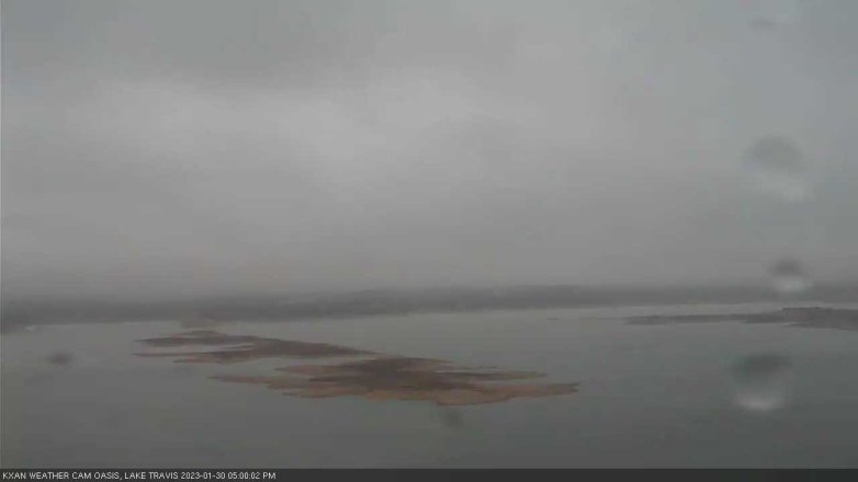 Lake Travis webcam, January 30, 2023 5:00 PM CT