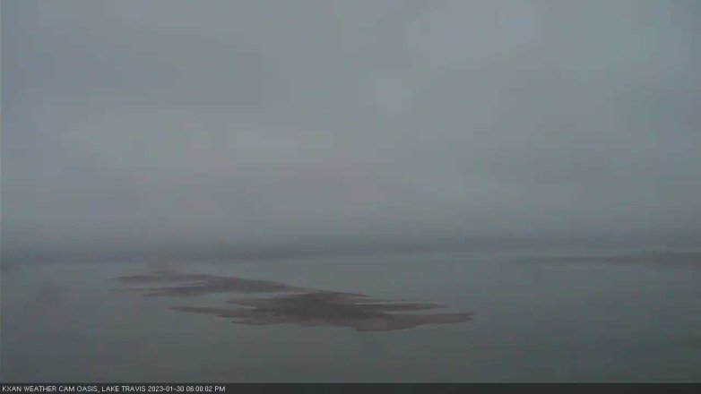 Lake Travis webcam, January 30, 2023 6:00 PM CT