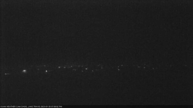 Lake Travis webcam, January 30, 2023 7:00 PM CT