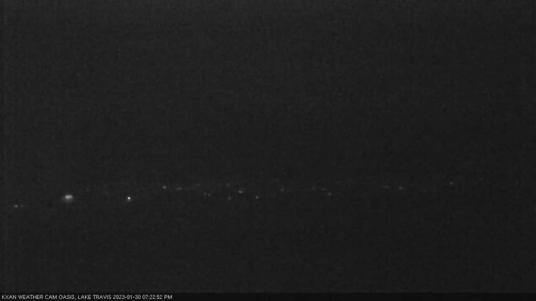 Lake Travis webcam, January 30, 2023 7:25 PM CT