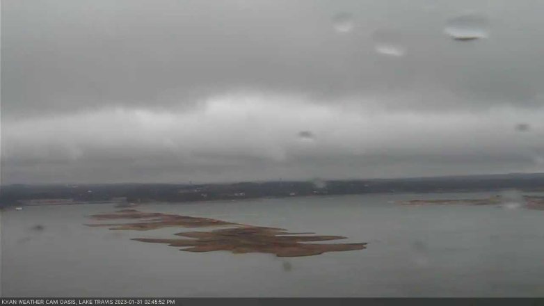 Lake Travis webcam, January 31, 2023 2:45 PM CT