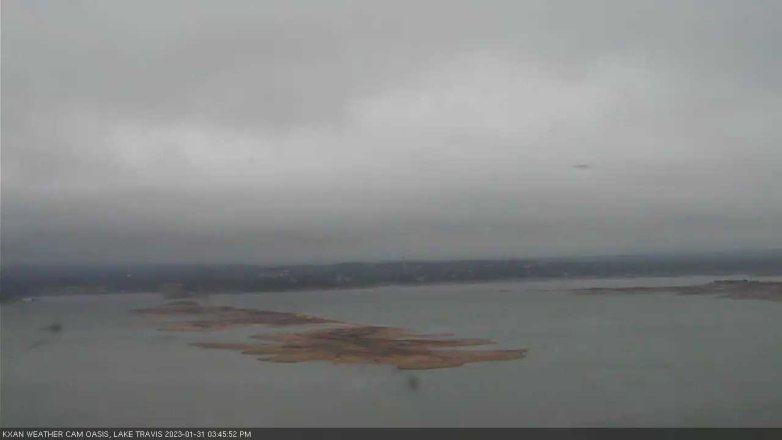 Lake Travis webcam, January 31, 2023 3:45 PM CT