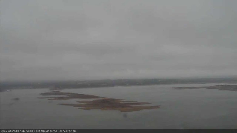 Lake Travis webcam, January 31, 2023 4:25 PM CT