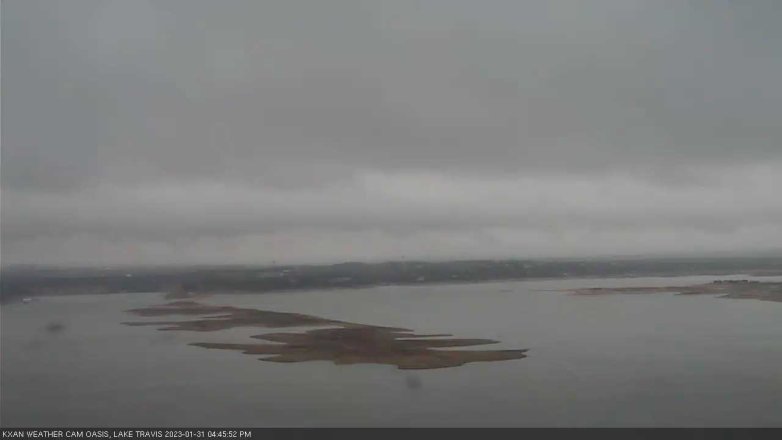 Lake Travis webcam, January 31, 2023 4:45 PM CT