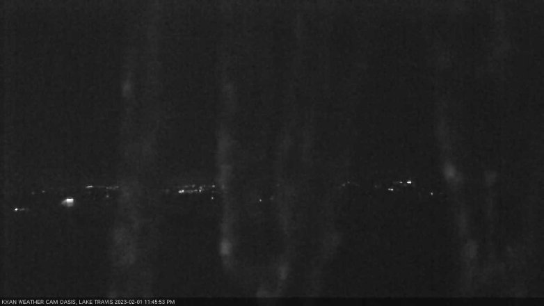 Lake Travis webcam, February 1, 2023 11:45 PM CT
