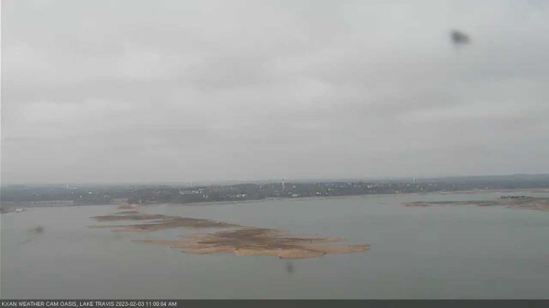 Lake Travis webcam, February 3, 2023 11:00 AM CT