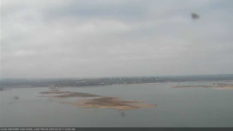Lake Travis webcam, February 3, 2023 11:25 AM CT