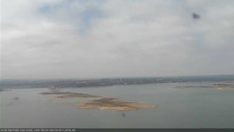 Lake Travis webcam, February 3, 2023 11:45 AM CT