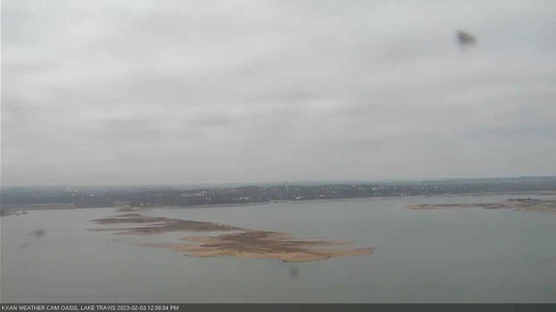 Lake Travis webcam, February 3, 2023 12:00 PM CT