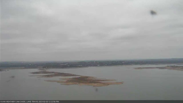Lake Travis webcam, February 3, 2023 12:25 PM CT