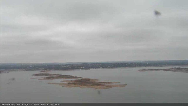 Lake Travis webcam, February 3, 2023 1:00 PM CT