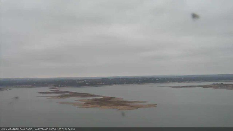 Lake Travis webcam, February 3, 2023 1:25 PM CT