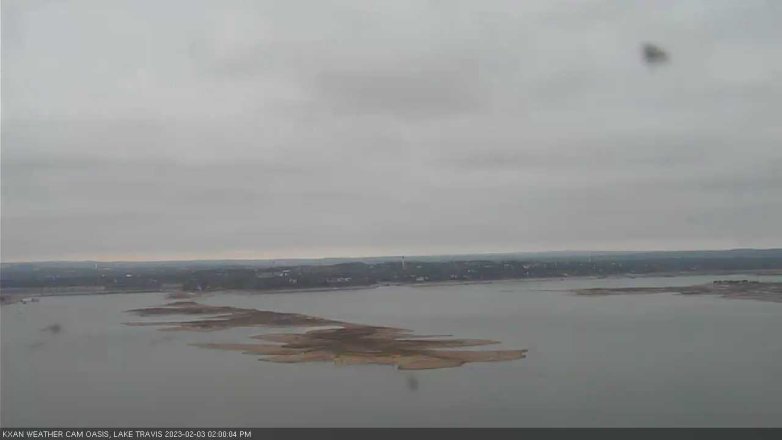 Lake Travis webcam, February 3, 2023 2:00 PM CT
