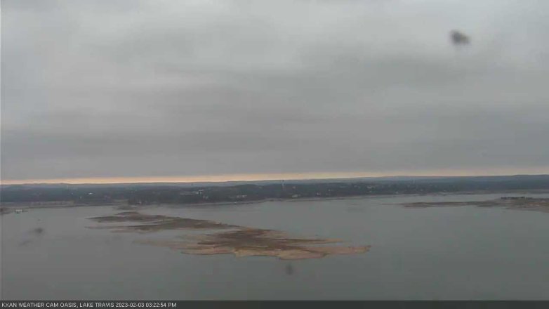 Lake Travis webcam, February 3, 2023 3:25 PM CT