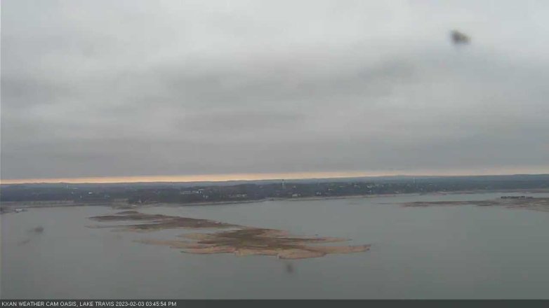 Lake Travis webcam, February 3, 2023 3:45 PM CT